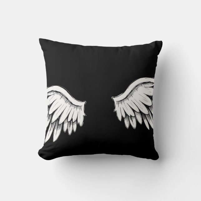 angel wings kussen (Voorkant)