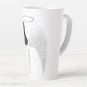Angel wings latte mok (Rechterhoek)