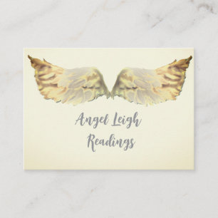 Angel Wings licht, Spiritueel, Reiki, visitekaartj Visitekaartje