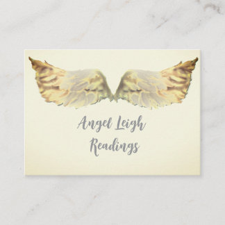 Angel Wings licht, Spiritueel, Reiki, visitekaartj Visitekaartje