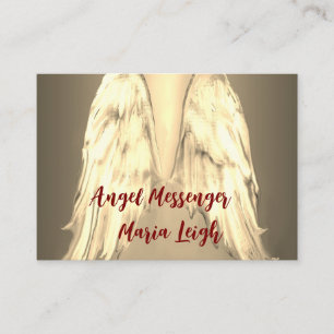 Angel Wings licht, Spiritueel, Reiki, visitekaartj Visitekaartje