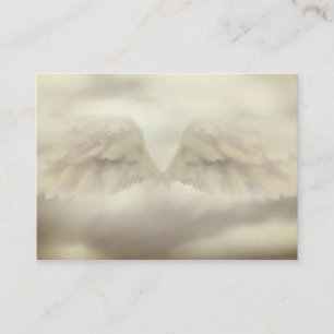 Angel Wings licht, Spiritueel, Reiki, visitekaartj Visitekaartje