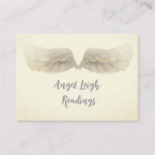 Angel Wings licht, Spiritueel, Reiki, visitekaartj Visitekaartje