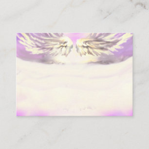 Angel Wings licht, Spiritueel, Reiki, visitekaartj Visitekaartje