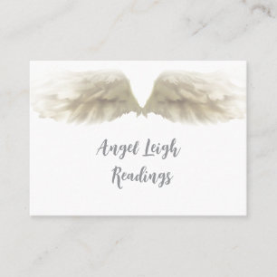 Angel Wings licht, Spiritueel, Reiki, visitekaartj Visitekaartje