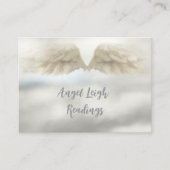 Angel Wings licht, Spiritueel, Reiki, visitekaartj Visitekaartje (Voorkant)