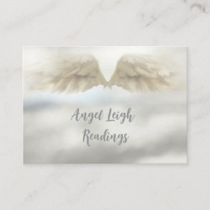 Angel Wings licht, Spiritueel, Reiki, visitekaartj Visitekaartje