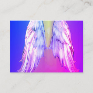 Angel Wings licht, Spiritueel, Reiki, visitekaartj Visitekaartje