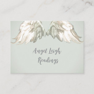 Angel Wings licht, Spiritueel, Reiki, visitekaartj Visitekaartje