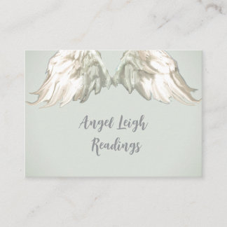 Angel Wings licht, Spiritueel, Reiki, visitekaartj Visitekaartje