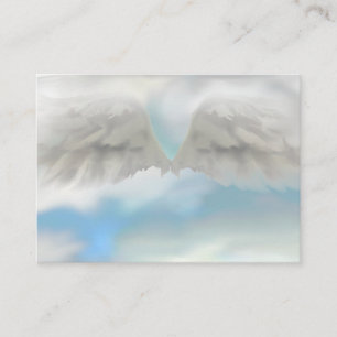 Angel Wings licht, Spiritueel, Reiki, visitekaartj Visitekaartje