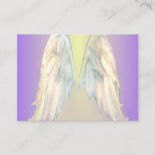 Angel Wings licht, Spiritueel, Reiki, visitekaartj Visitekaartje