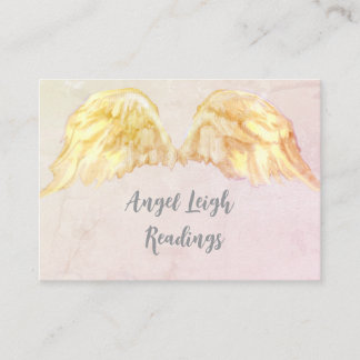 Angel Wings licht, Spiritueel, Reiki, visitekaartj Visitekaartje
