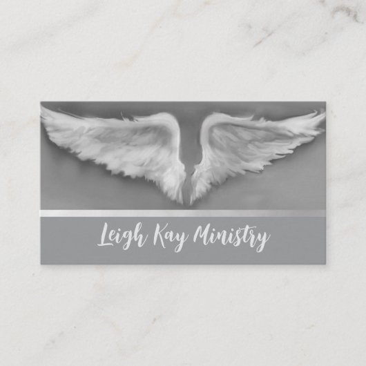 Angel Wings lichtwerker spirituele visitekaartjes (Voorkant)