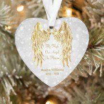Angel Wings Memorial Loss of Loved One Kerstmis