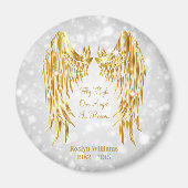 Angel Wings Memorial Loss of Loved One Magneet (Voorkant)