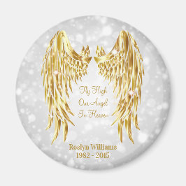 Angel Wings Memorial Loss of Loved One Magneet