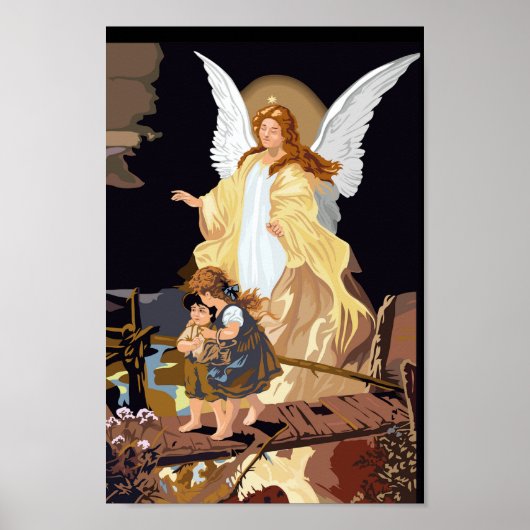 Angel Wings met kinderen Poster (Voorkant)