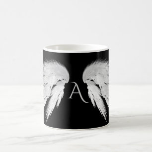 ANGEL WINGS Monogram Black Koffiemok