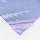 ANGEL WINGS Monogram Dreamweaver Pink Soft Blue Fleece Deken (Hoek)