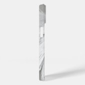 ANGEL WINGS Monogram Elegant Grey Case-Mate iPhone Case (Achterkant / Rechts)