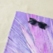 ANGEL WINGS Monogram Fairy Paarse Strandlaken (In situ)