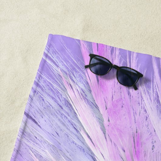 ANGEL WINGS Monogram Fairy Paarse Strandlaken (In situ)