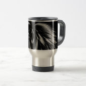 ANGEL WINGS Monogram Grey Black Reisbeker (Voorkant rechts)