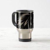 ANGEL WINGS Monogram Grey Black Reisbeker (Voorkant links)