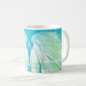 ANGEL WINGS Monogram Name Fresh Ombre Koffiemok (Voorkant rechts)