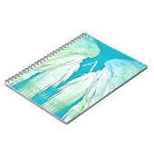 ANGEL WINGS Monogram Name Fresh Ombre Notitieboek (Linkerzijde)