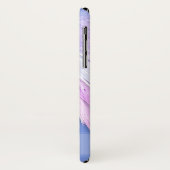 ANGEL WINGS Monogram roze droomdroog zacht blauw Case-Mate iPhone Case (Achterkant/links)