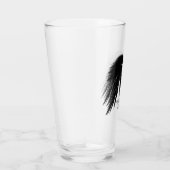 ANGEL WINGS Monogram 'slechts half kwaad' Fungeren Glas (Rechts)