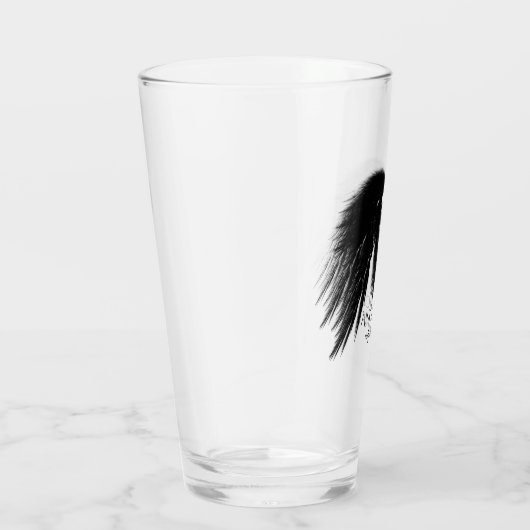 ANGEL WINGS Monogram 'slechts half kwaad' Fungeren Glas (Rechts)