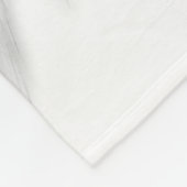 ANGEL WINGS Monogram White Fleece Deken (Hoek)