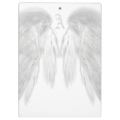 ANGEL WINGS Monogram White Klembord (Achterkant)