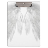 ANGEL WINGS Monogram White Klembord (Voorkant)
