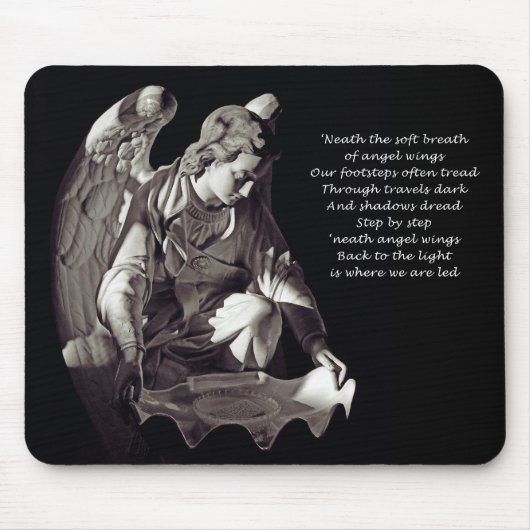 Angel Wings Mousepad Muismat (Voorkant)
