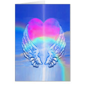 Angel Wings omringd door een hart (Voorkant)