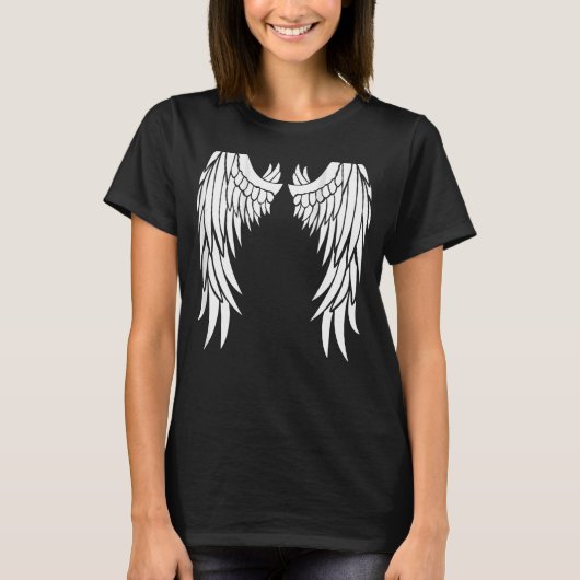 Angel Wings on your Back - Cool Heavenly Fantasy T T-shirt (Voorkant)