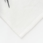 ANGEL WINGS 'Only Half Evil' Monogram Funny Fleece Deken (Hoek)