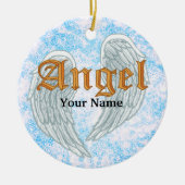 Angel Wings-ornament Keramisch Ornament (Voorkant)