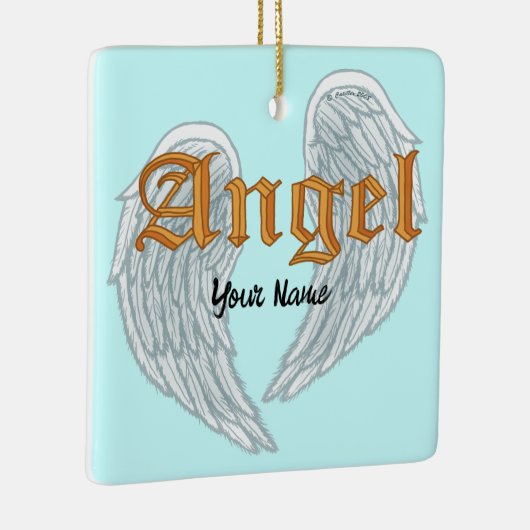 Angel Wings-ornament Keramisch Ornament (Rechts)