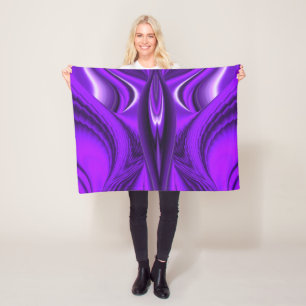 Angel Wings , Paarse regenboogdromen Fleece Deken