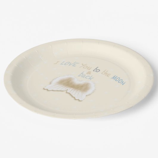 Angel Wings Paper Borden 9 inch Papieren Bordje