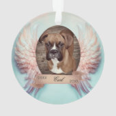 Angel Wings Pet Memorial AcrylOrnament Ornament (achterkant)