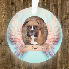 Angel Wings Pet Memorial AcrylOrnament Ornament