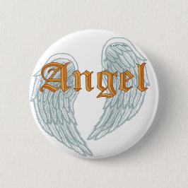 Angel Wings Pin Ronde Button 5,7 Cm