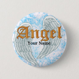 Angel Wings Pin Ronde Button 5,7 Cm
