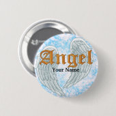 Angel Wings Pin Ronde Button 5,7 Cm (Voorkant /achterkant)